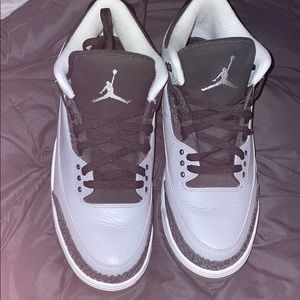 Jordan retro 3 wolf grey
